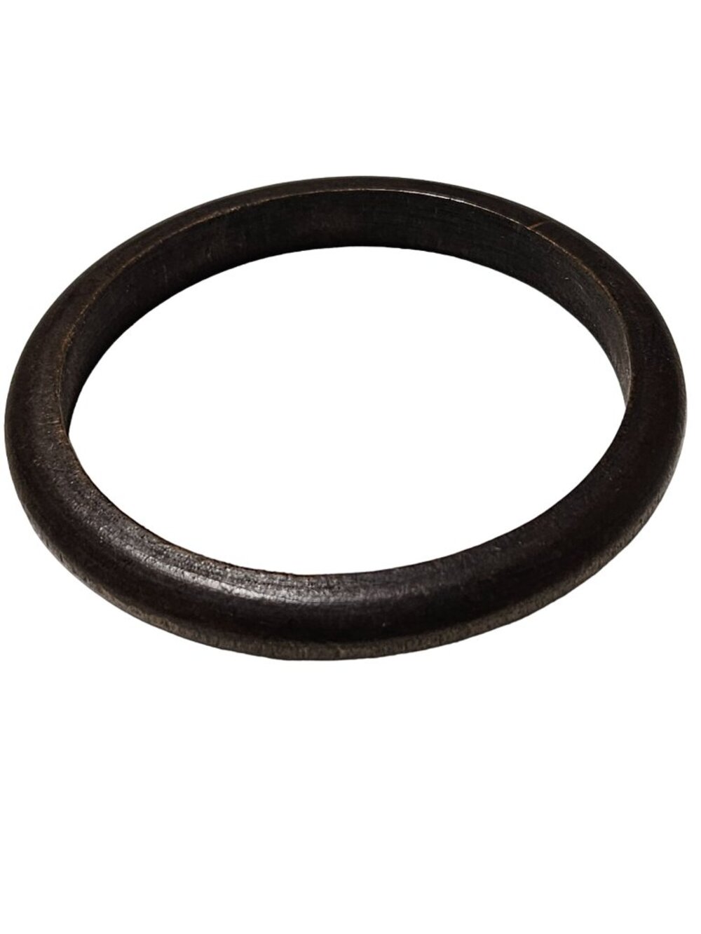 Vintage Bangle Bracelet Dark Wood Circular Boho Natural Rustic Earthy Jewelry